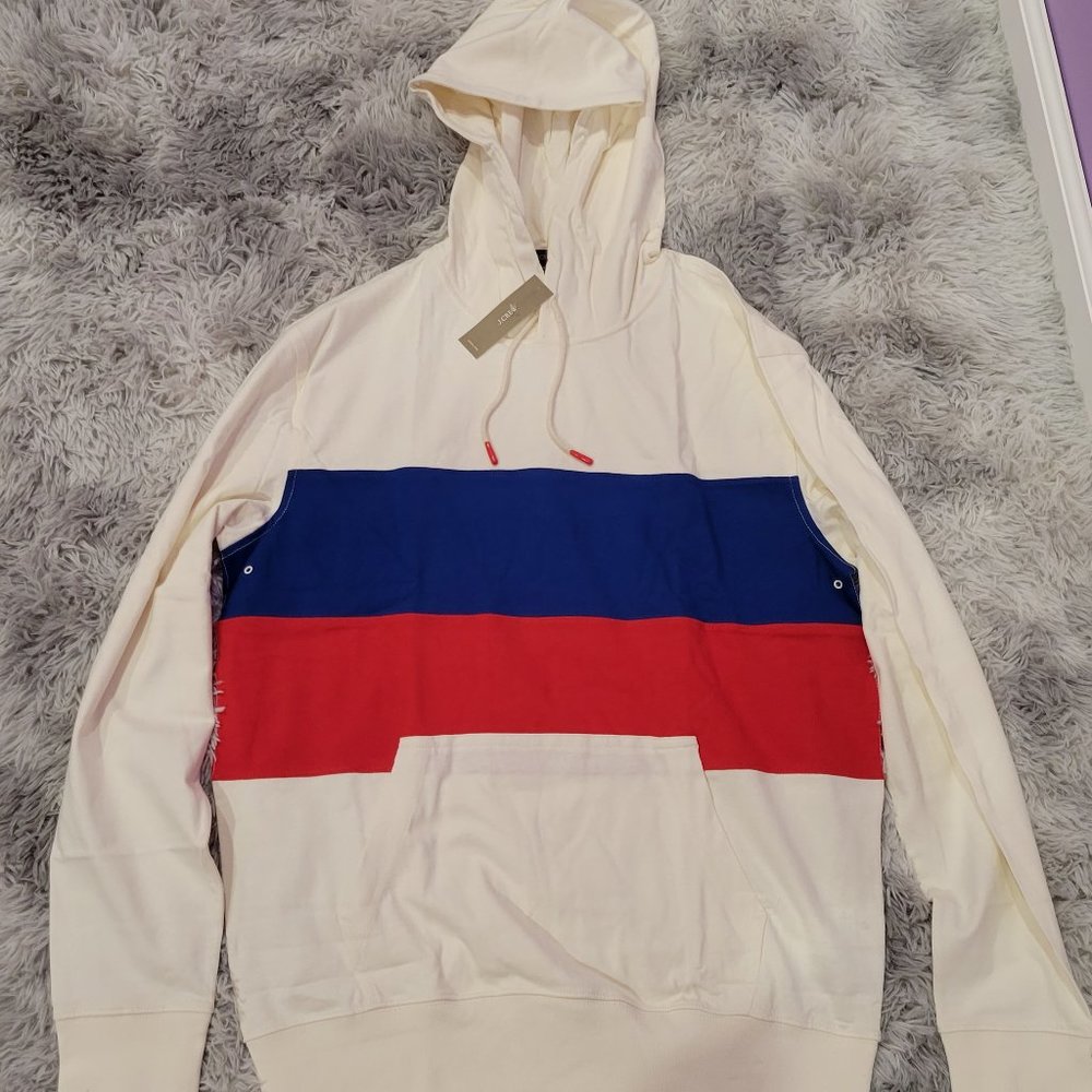 J. Crew Blue, Red and  Off White